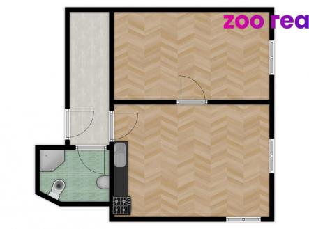 Pronájem kanceláře, 56 m²