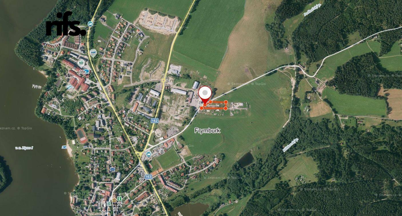 Prodej pozemek Komerční, 3 559㎡|Český Krumlov, Jihočeský kraj, Frymburk, 38279