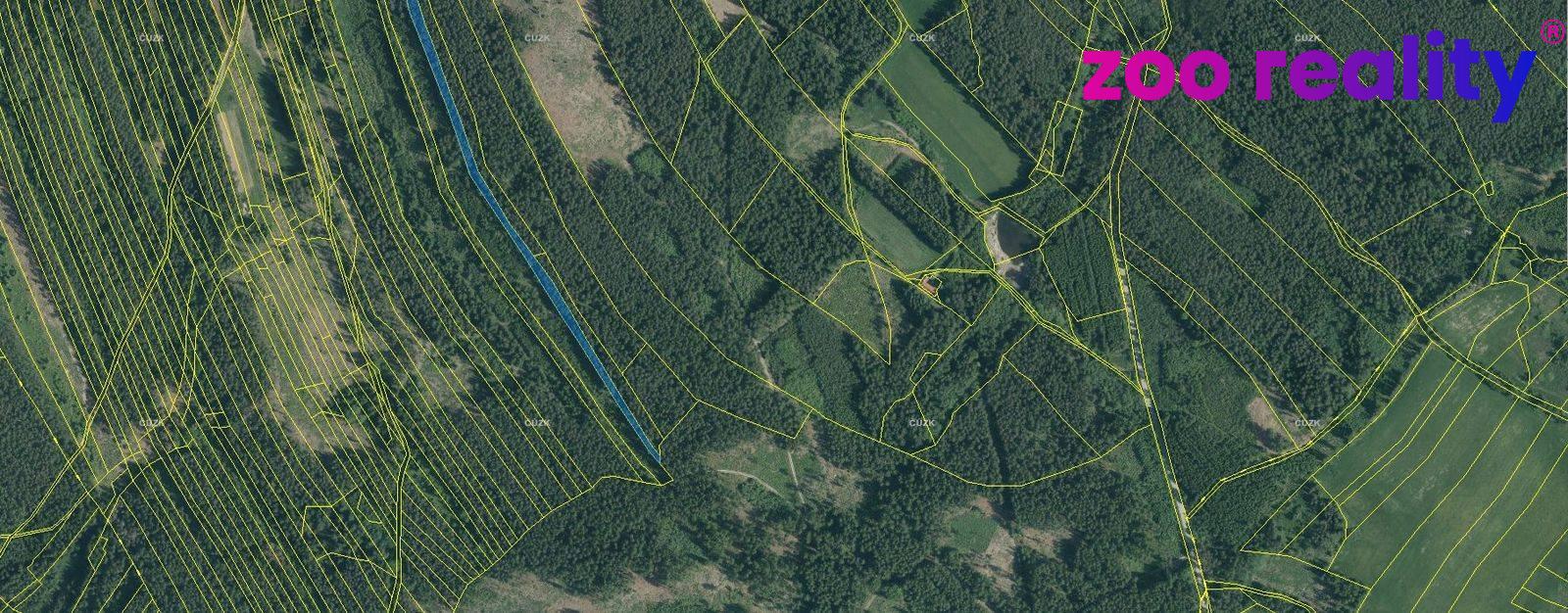 Prodej pozemek Lesy, 4 056㎡|Jindřichův Hradec, Jihočeský kraj, Deštná, 37825