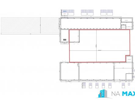 Pronájem komerčního objektu, sklad, 970 m²