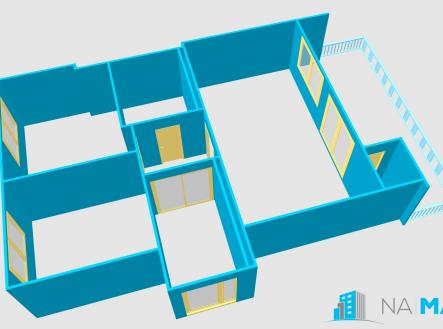 Prodej bytu, 3+kk, 75 m²