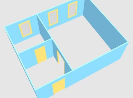 Pronájem bytu, 1+kk, 38 m²