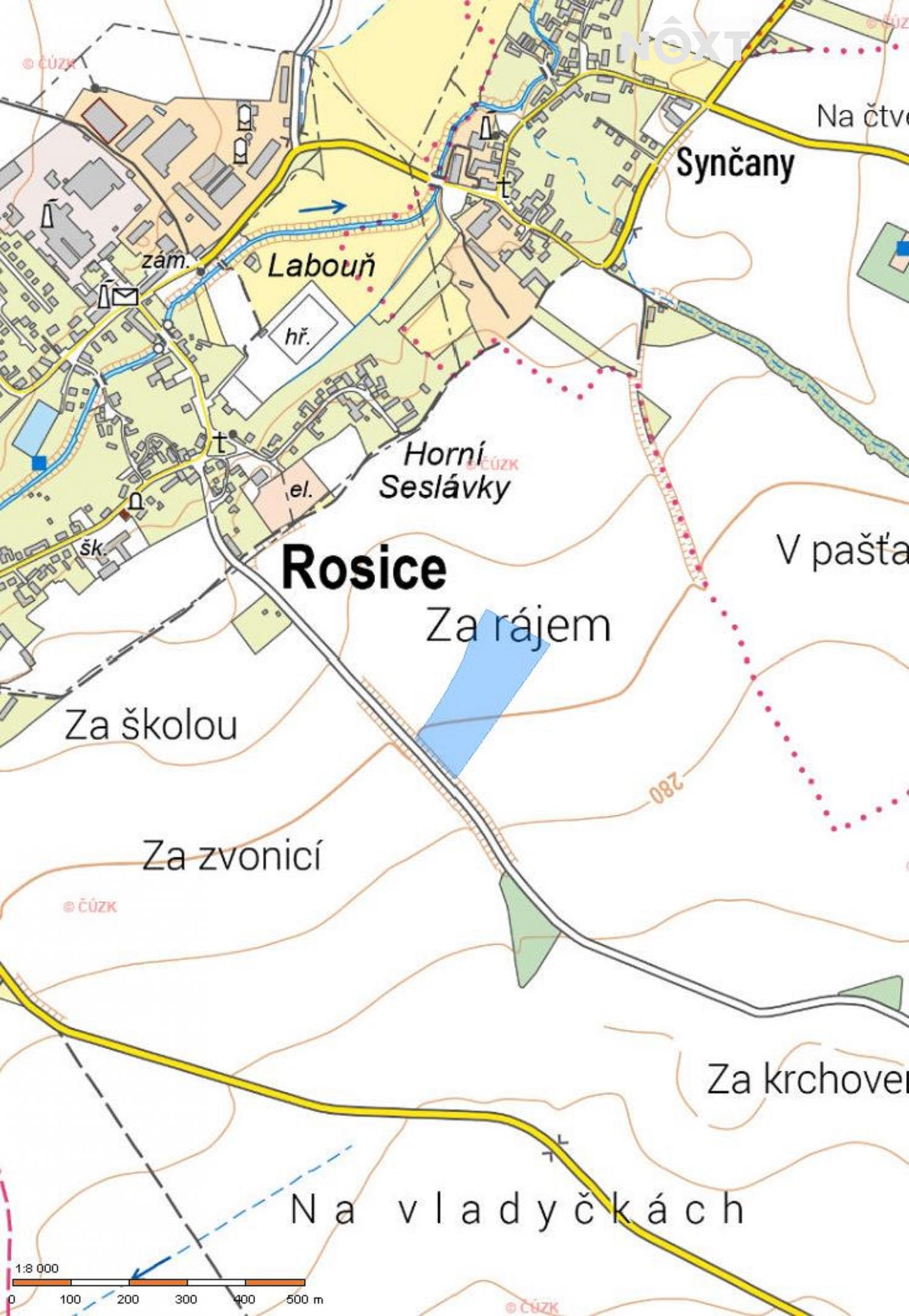 Prodej pozemek Pole|Pardubický kraj, Chrudim, Rosice, 1, 53834