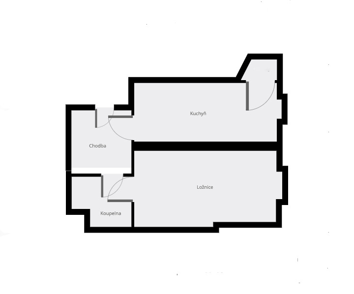 Pronájem bytu 2+kk, Čajkovského, 18 000 Kč/měs. Praha - Žižkov, Praha 3