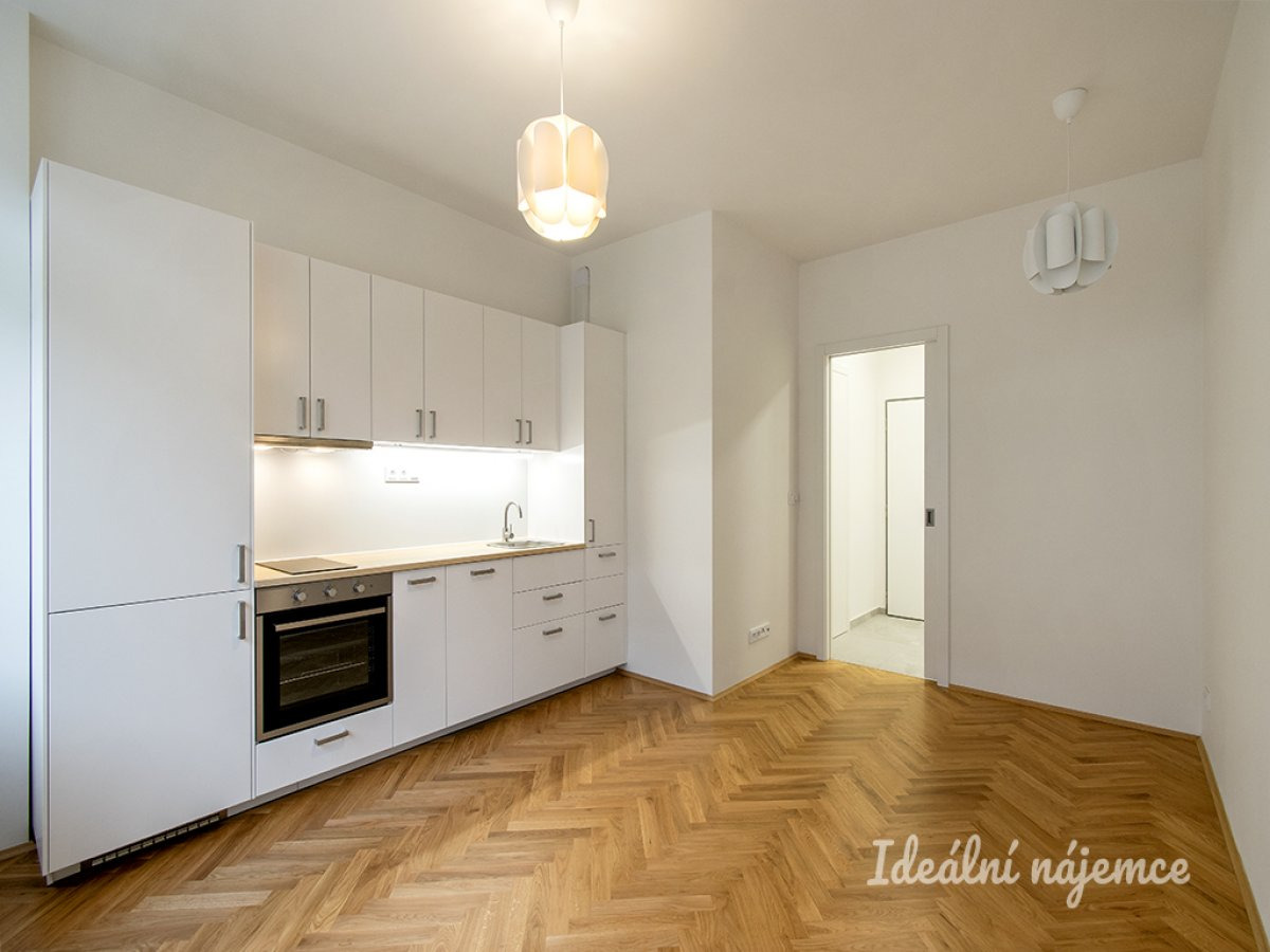 Pronájem bytu 1+kk, Pplk. Sochora, Holešovice,  18000 Kč/měs, 26 m2