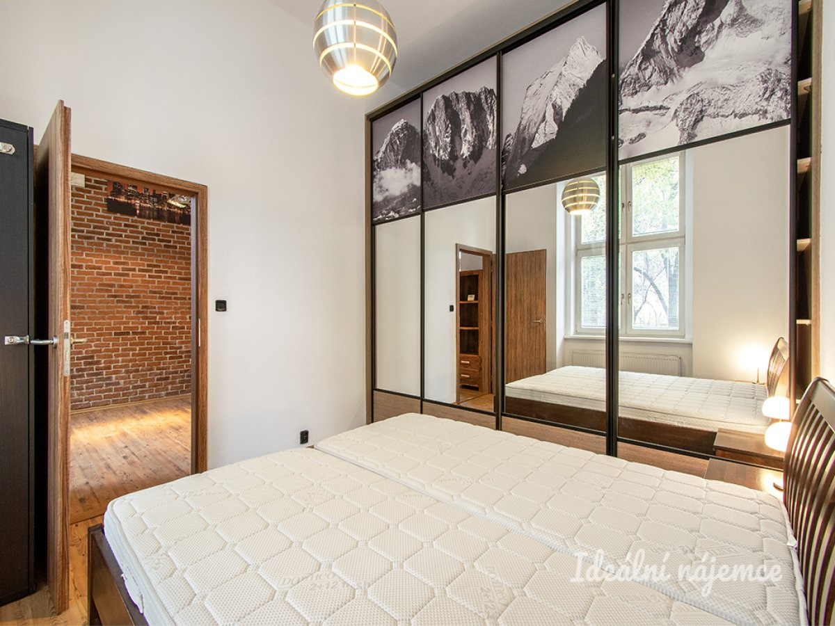 Pronájem bytu 2+kk, Přemyslovská, Žižkov, 23500 Kč/měs, 46 m2