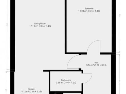 Pronájem bytu, 2+kk, 45 m² obrázek
