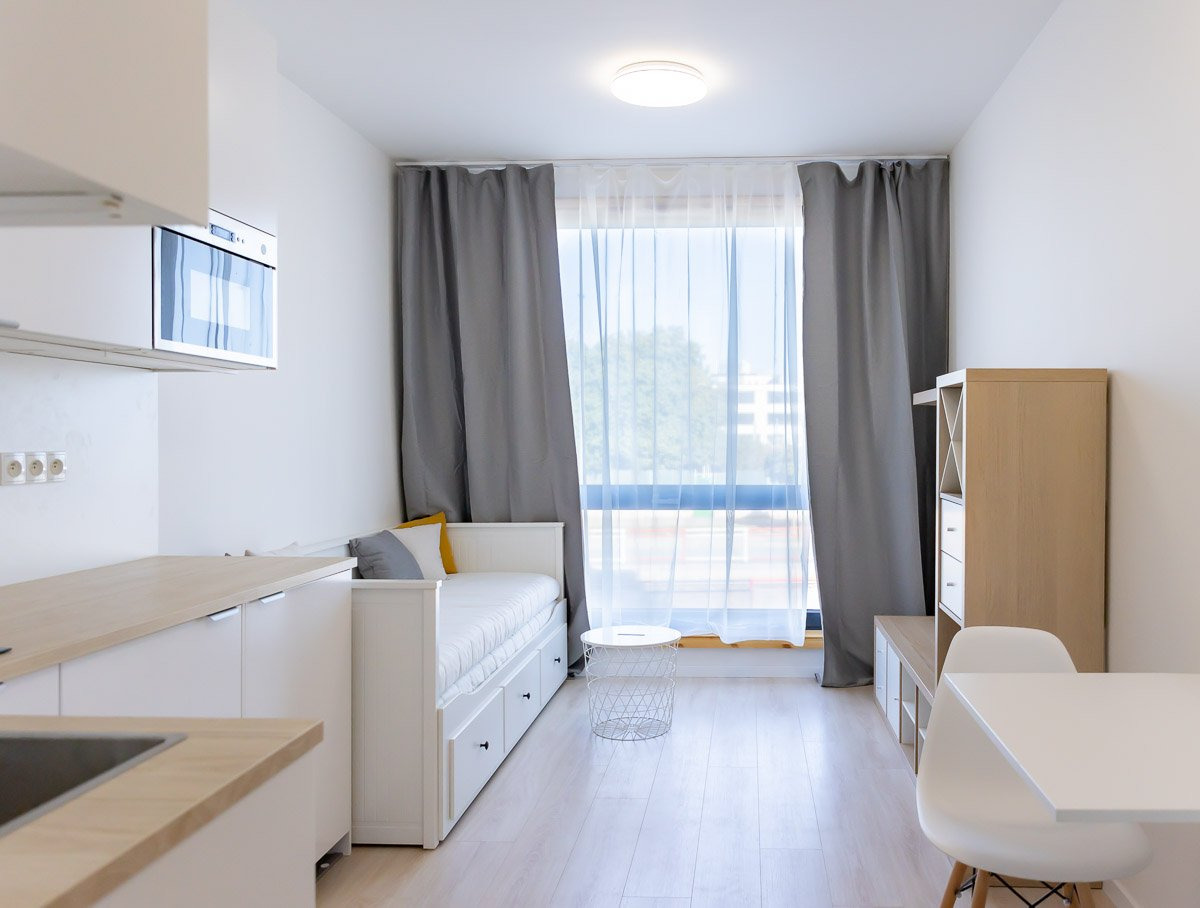 Pronájem bytu 1+kk, Poděbradská, Vysočany, 15900 Kč/měs, 18 m2