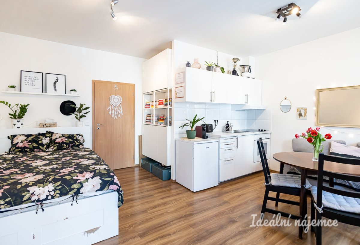 Pronájem bytu 1+kk, Vladycká, Hostivař, 13900 Kč/měs, 28 m2