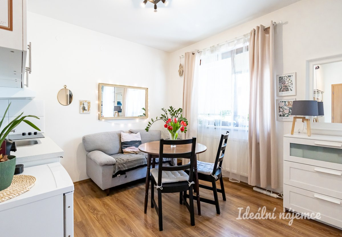 Pronájem bytu 1+kk, Vladycká, Hostivař, 13900 Kč/měs, 28 m2