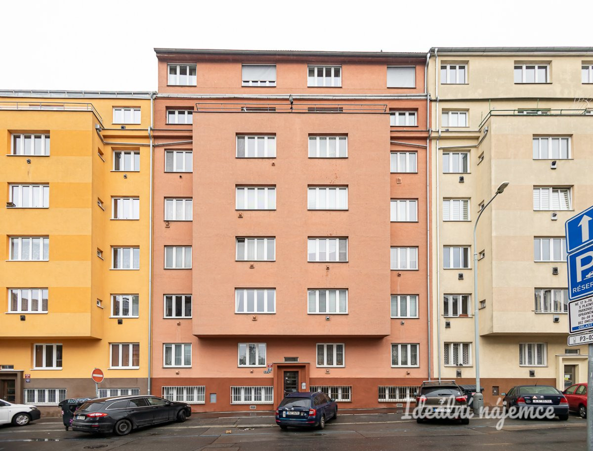 Pronájem bytu 2+kk, Jeseniova, Žižkov, 23900 Kč/měs, 41 m2