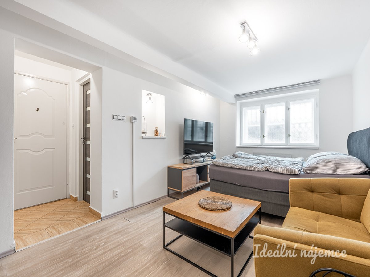 Pronájem bytu 1+kk, Za Strahovem, Břevnov, 17500 Kč/měs, 24 m2