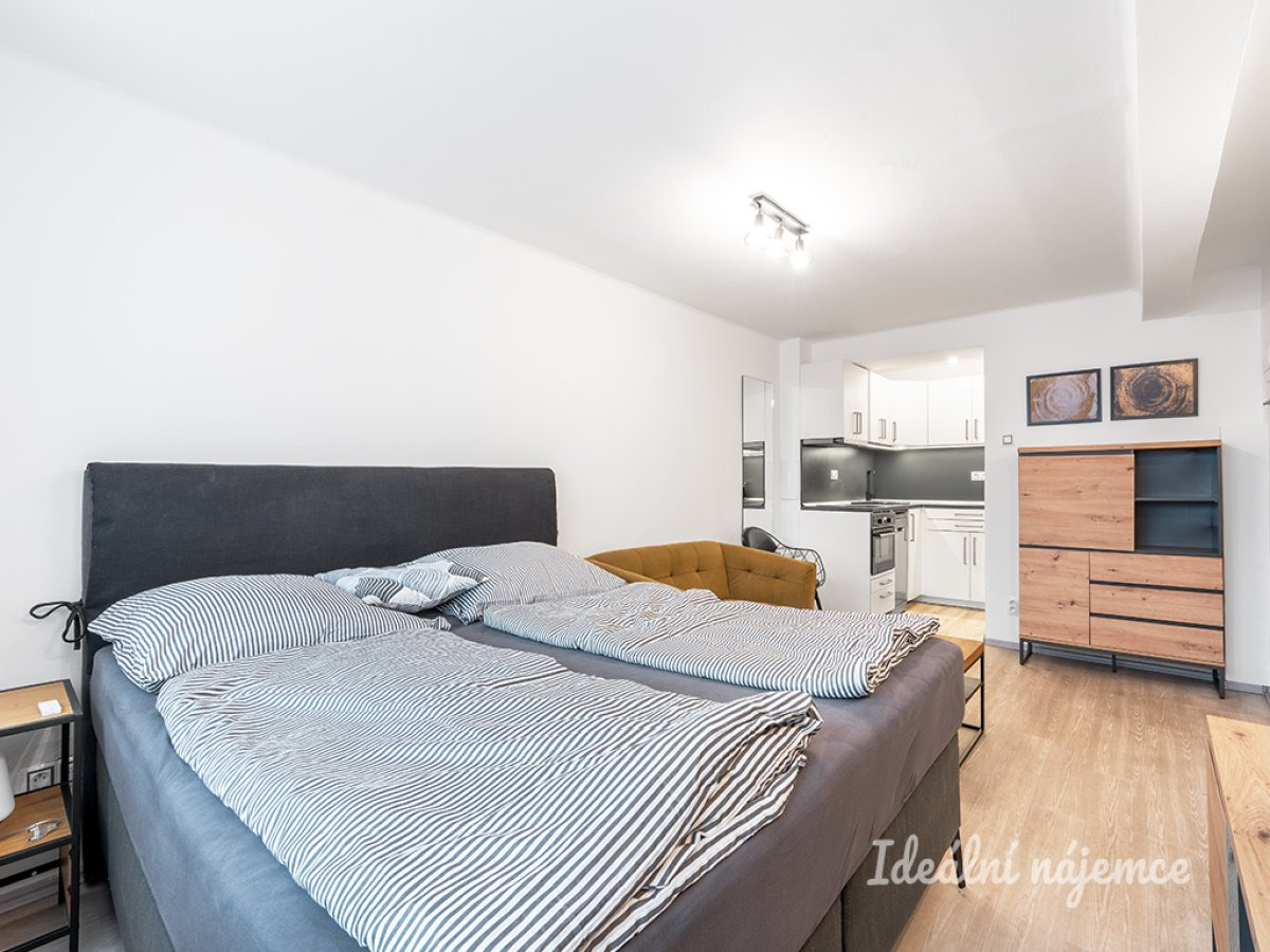 Pronájem bytu 1+kk, Za Strahovem, Břevnov, 17500 Kč/měs, 24 m2