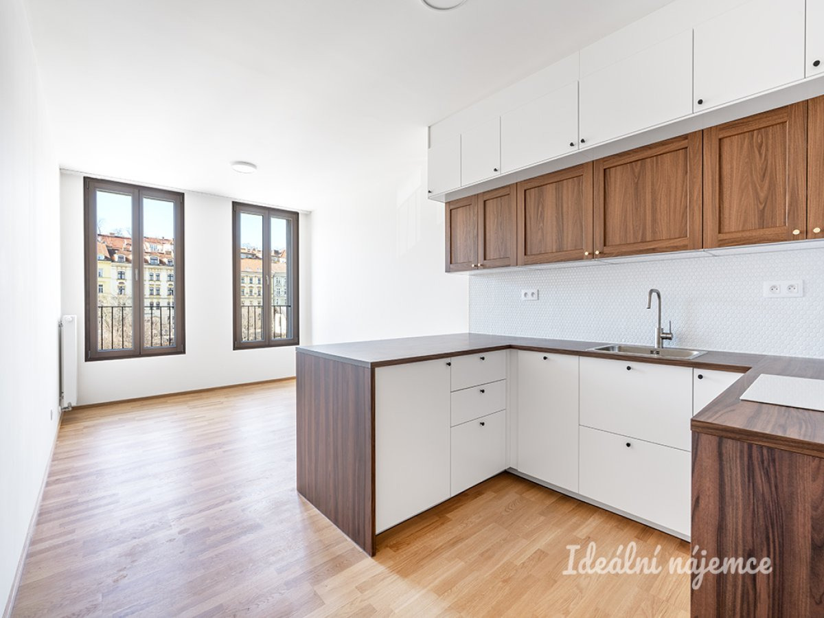Pronájem bytu 1+kk, Vackové, Smíchov, 18700 Kč/měs, 32 m2