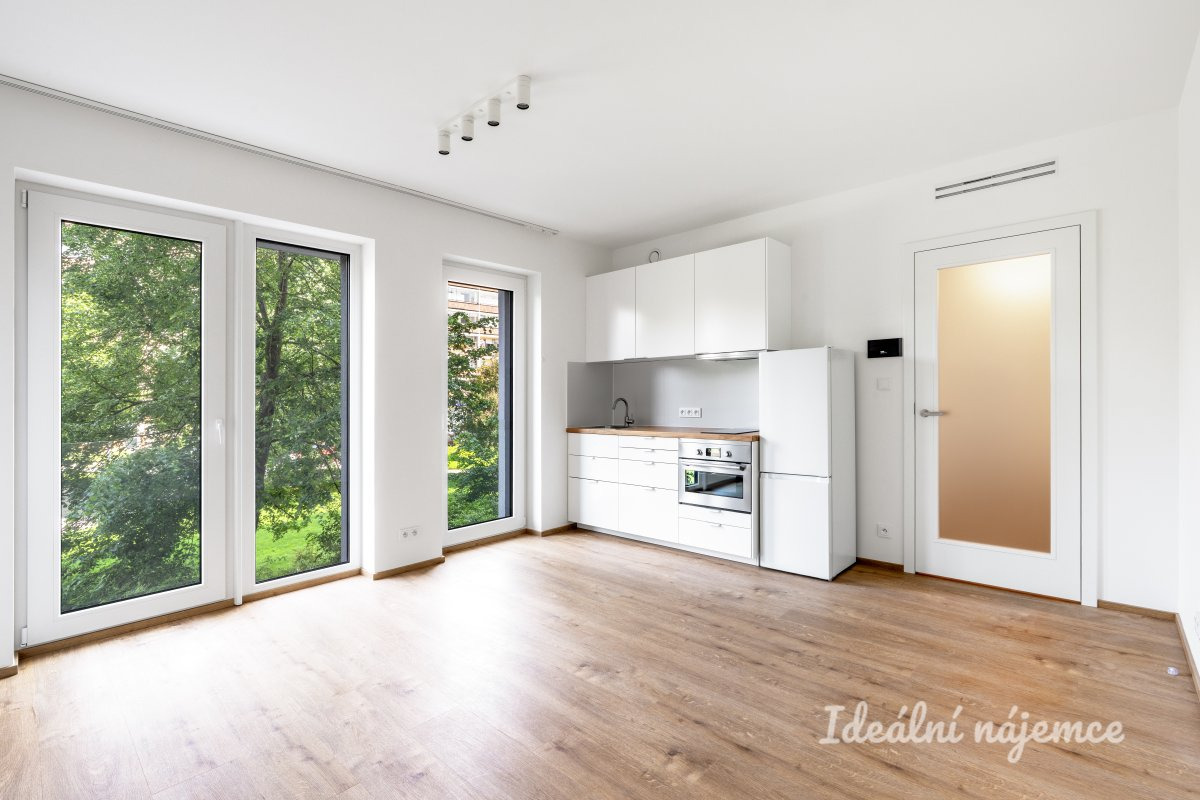 Pronájem bytu 1+kk, Hábova, Stodůlky, 18000 Kč/měs, 27 m2