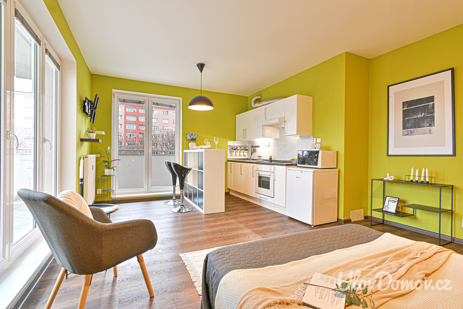 Prodej bytu 1+kk, Praha 10 - Záběhlice