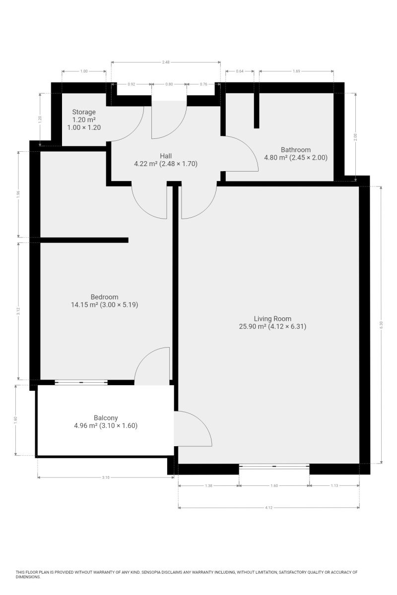 Pronájem bytu 2kk 55m2