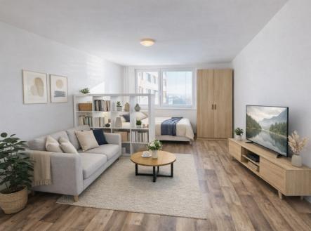 Pronájem bytu, 1+kk, 32 m²