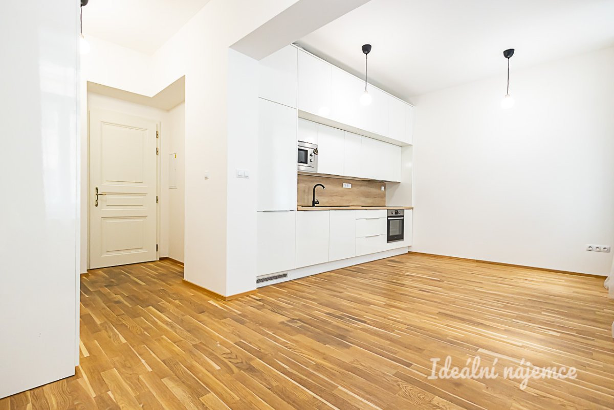 Pronájem bytu 1+kk, Heřmanova, Holešovice, 32 m2