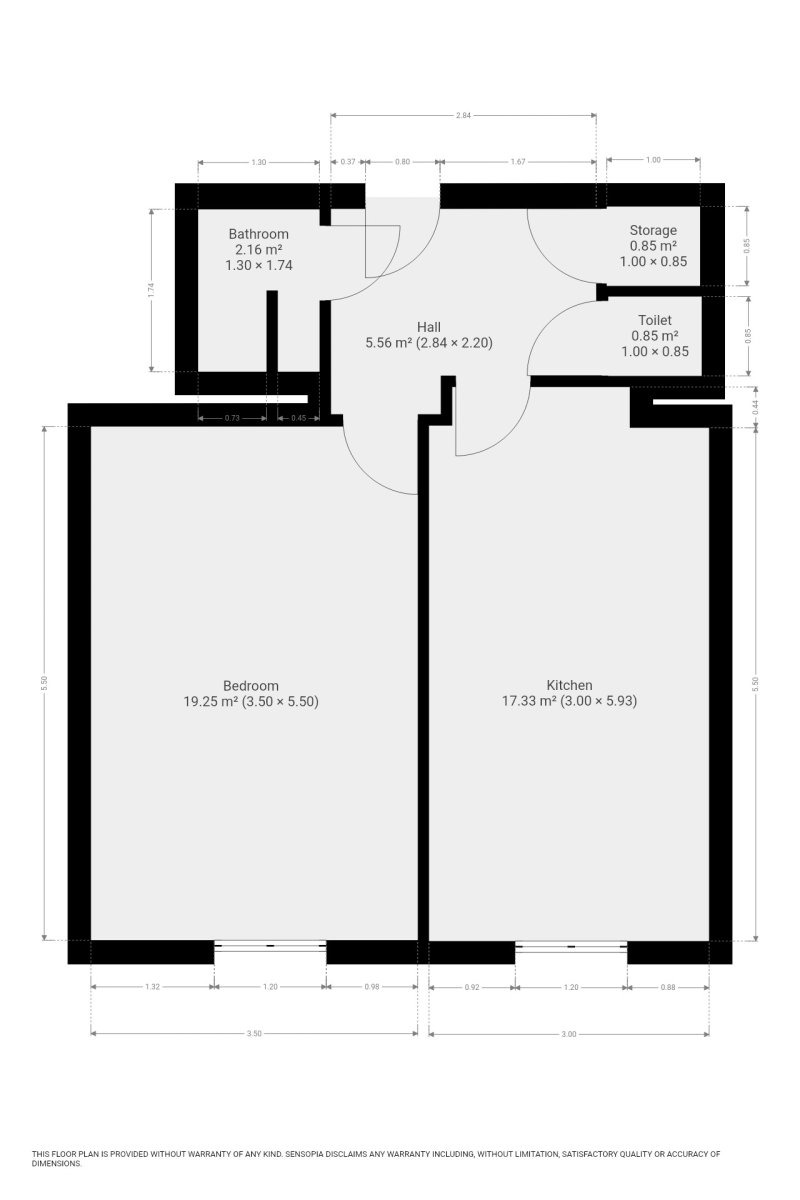 Pronájem bytu 2kk 47 m²