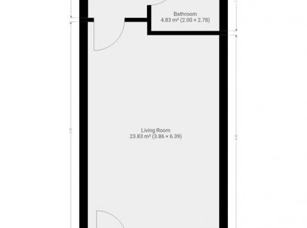 Pronájem bytu, 1+kk, 35 m²