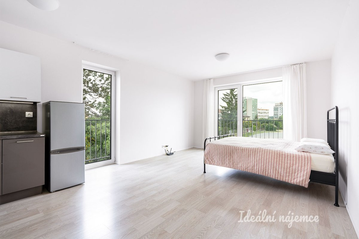 Pronájem bytu 1+kk, U Nového dvora, Lhotka, 17900 Kč/měs, 31 m2