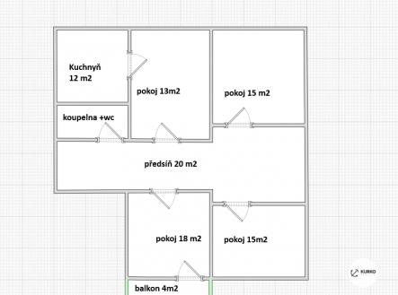 Prodej bytu, 4+1, 105 m²