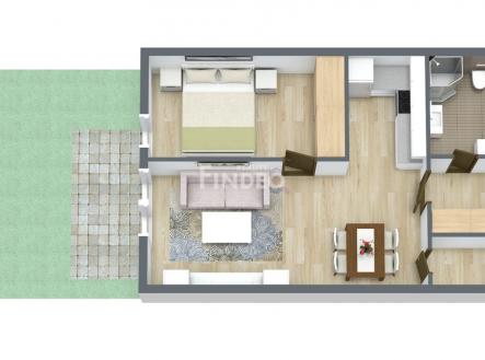 Pronájem bytu, 2+kk, 48 m²