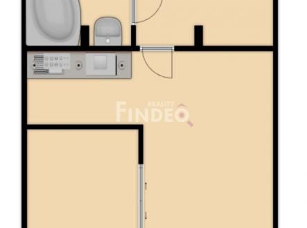 Pronájem bytu, 2+kk, 42 m²