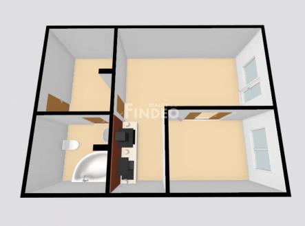 Pronájem bytu, 2+kk, 42 m²