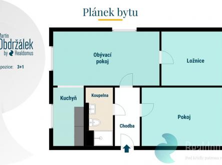 Pronájem bytu, 3+1, 67 m²