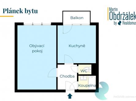 Prodej bytu, 1+1, 44 m²