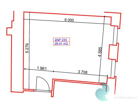 Pronájem kanceláře, 28 m²