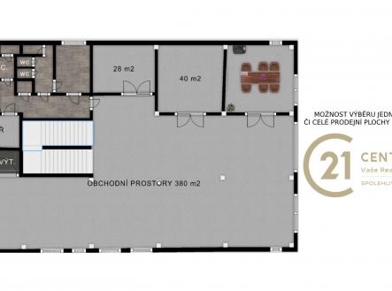 Pronájem obchodní prostor, 80 m²