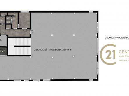 Pronájem obchodní prostor, 80 m²