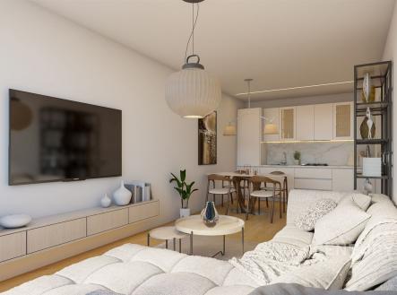 Prodej bytu, 2+kk, 48 m²