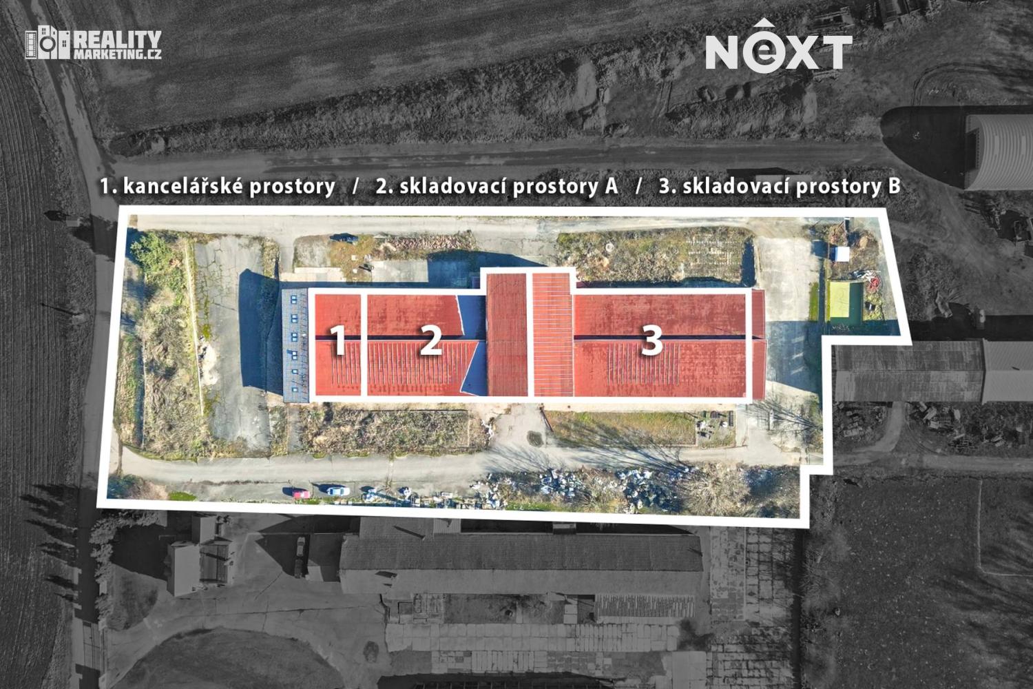 Pronájem komerční Sklady, 2 417㎡