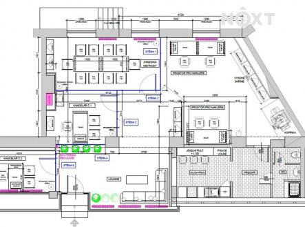 Pronájem kanceláře, 90 m²