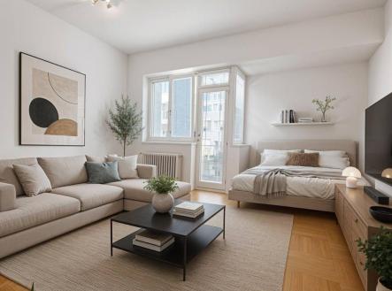 Pronájem bytu, 1+1, 40 m²