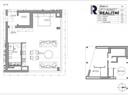 Prodej bytu, 2+kk, 61 m²