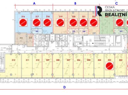 Pronájem kanceláře, 29 m²