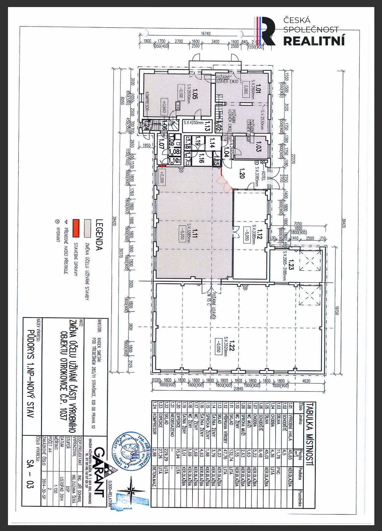 Pronájem víceúčelového komerčního objektu pro skladování, montáž nebo lehkou výrobu.