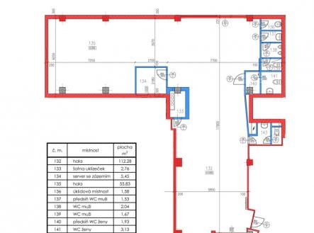 Pronájem - obchodní prostor, 311 m²