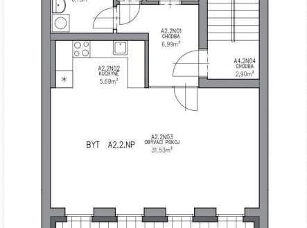 Prodej bytu, 2+kk, 66 m²