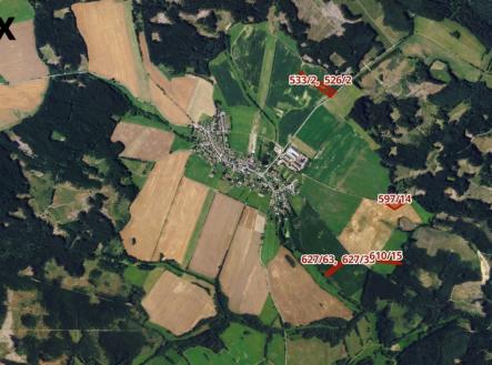 Prodej pozemku, zemědělská půda, 34 659 m²