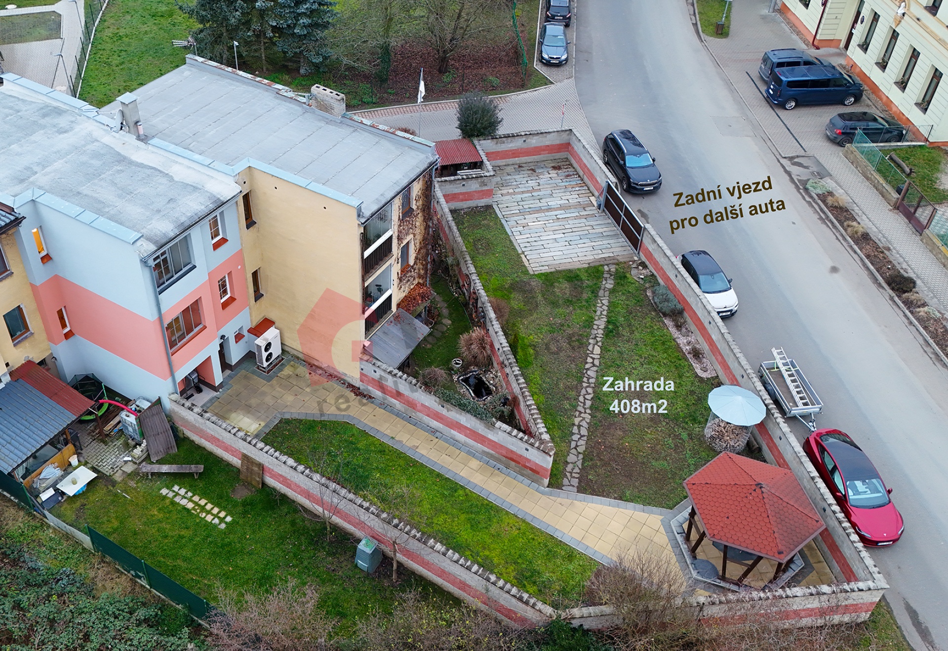 Prodej RD 4+1/4 Lodžie + garaž 149m2, pozemek 408m2, Býkev u Mělníka