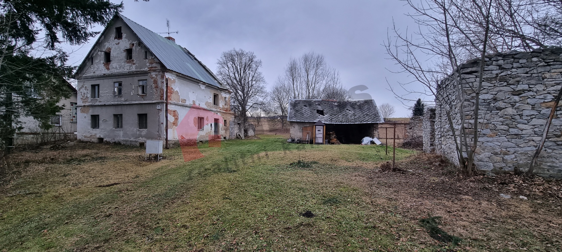 Prodej stavebního pozemku 1547 m2 Velké Kunětice, okres Jeseník