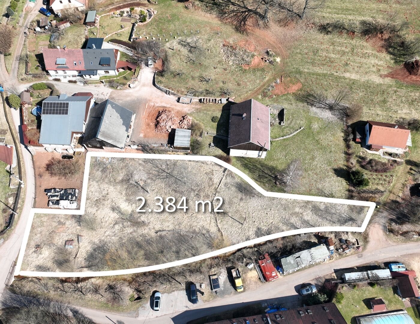 Stavební pozemek 2384 m²