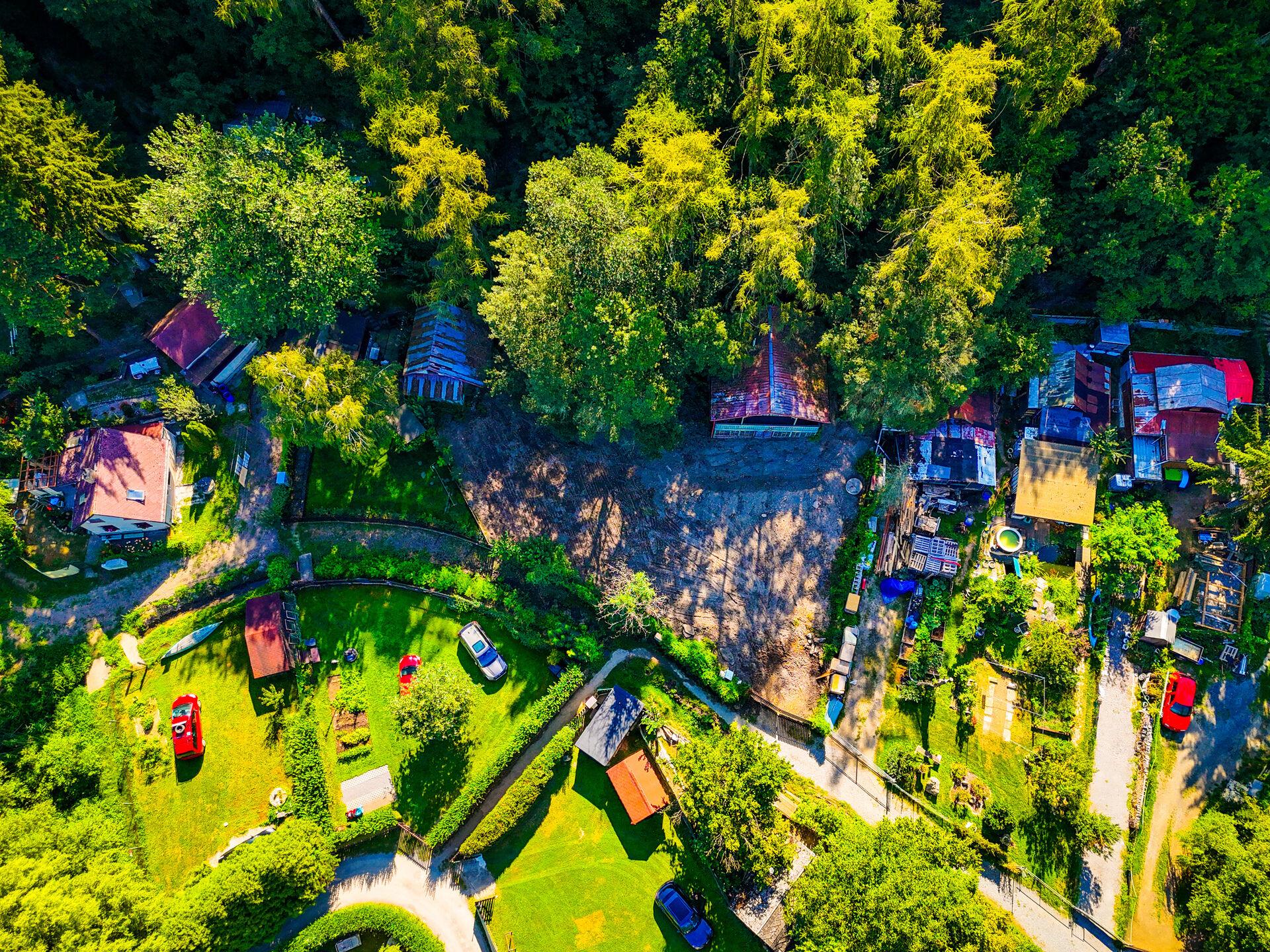 Pozemek o velikosti 710 m2