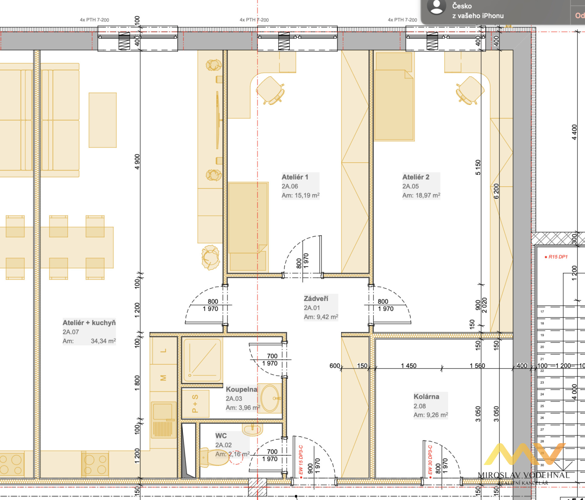 Pronájem bytu 3+kk, 84 m2, Smiřice - ul. Cukrovarská. 